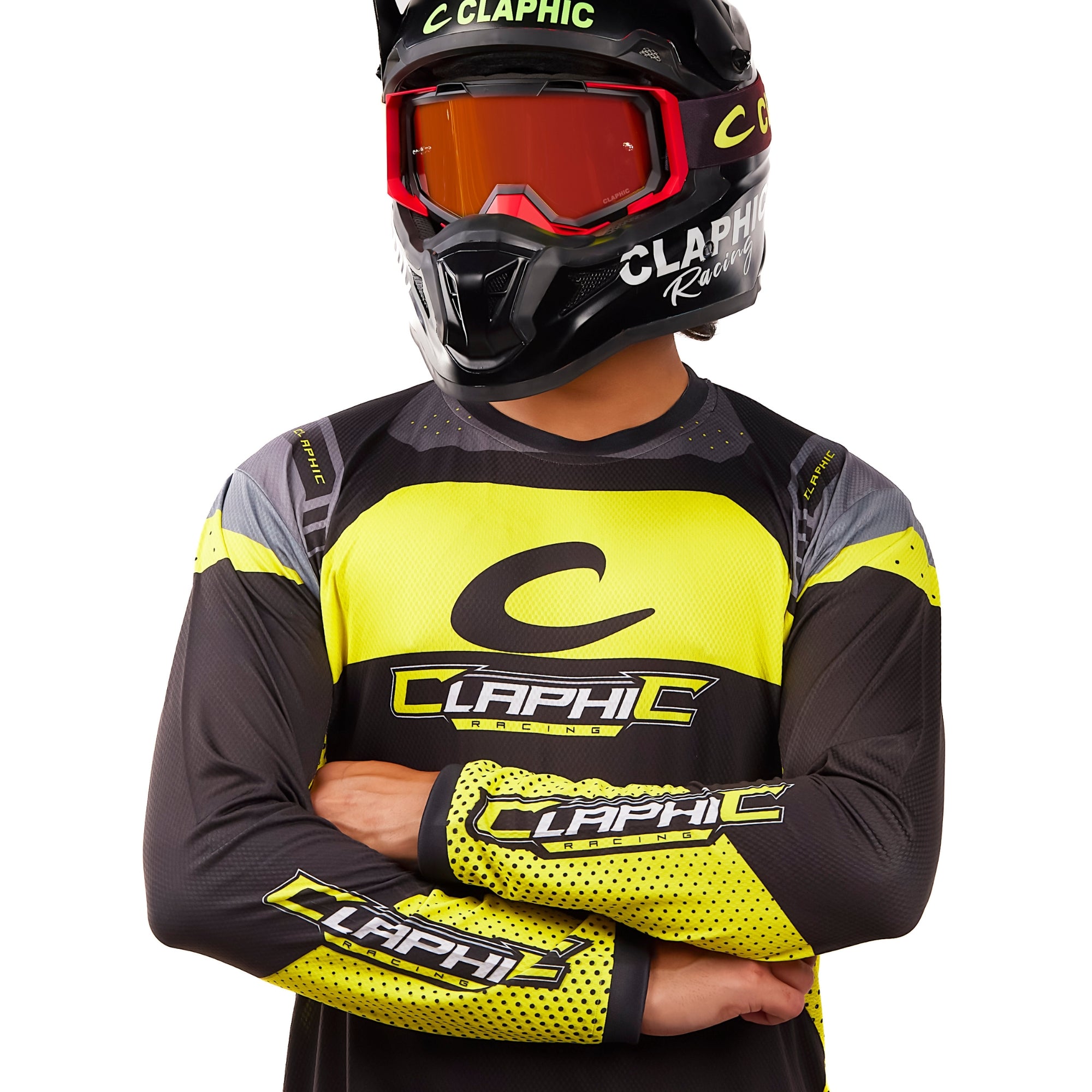 Apex-Vent Pro MX Jersey for Men | Motocross Dirt Bike Riding T-Shirt | Long Sleeve Off-Road Racewear | 4-Way Stretch Polyester Spandex | Sublimation