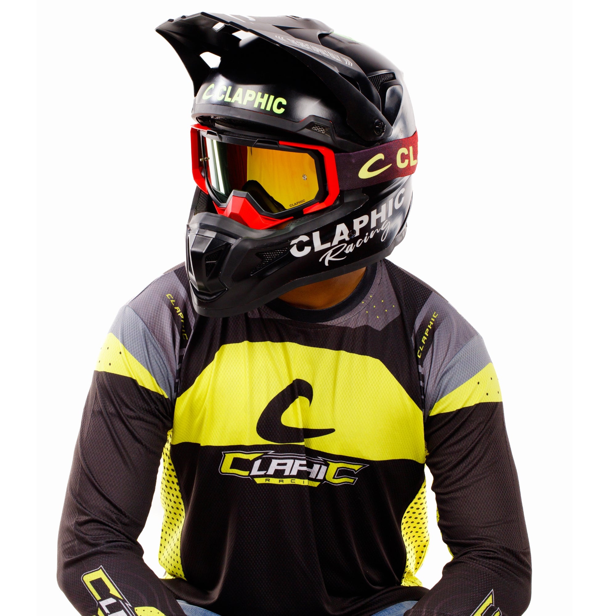 Apex-Vent Pro MX Jersey for Men | Motocross Dirt Bike Riding T-Shirt | Long Sleeve Off-Road Racewear | 4-Way Stretch Polyester Spandex | Sublimation