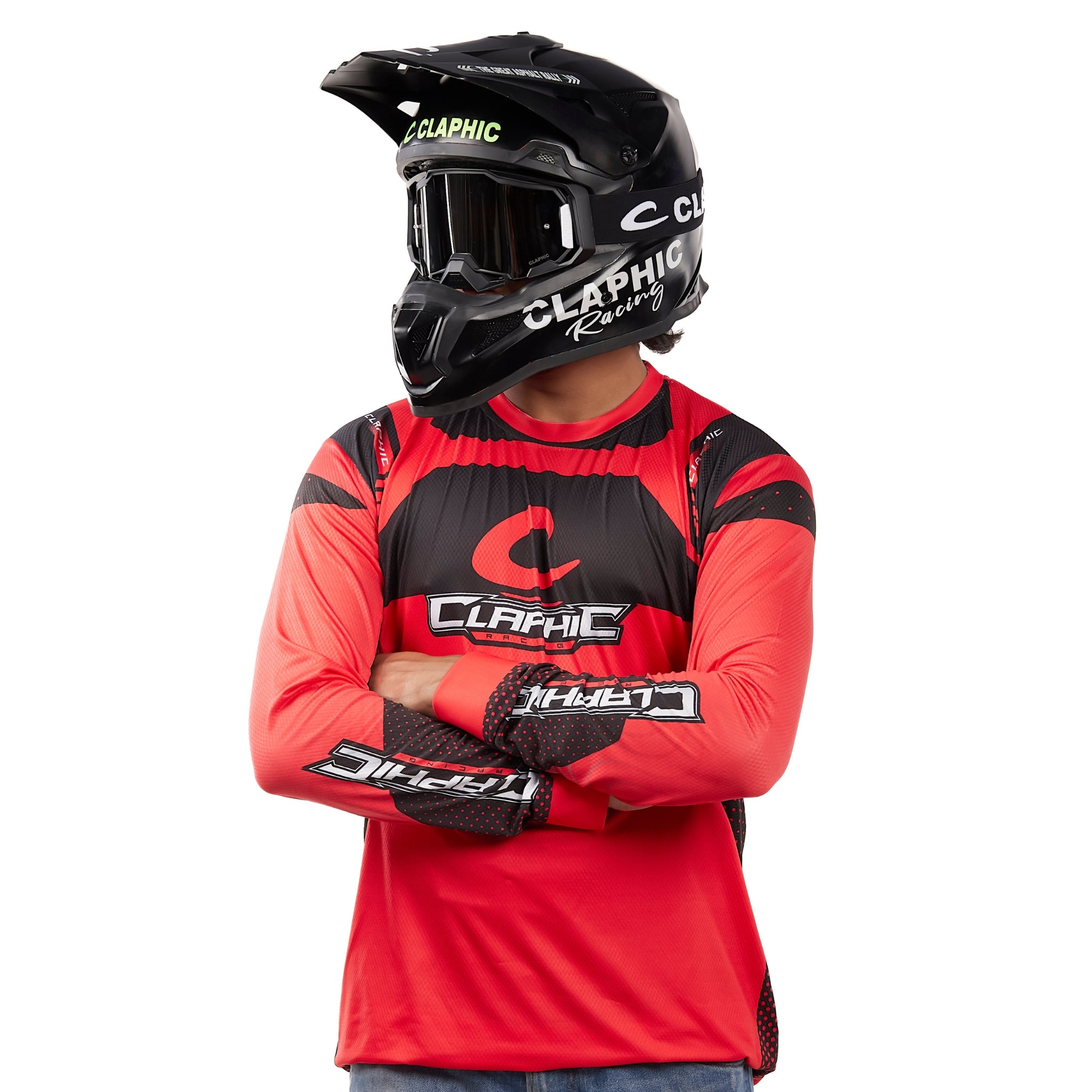Apex-Vent Pro MX Jersey for Men | Motocross Dirt Bike Riding T-Shirt | Long Sleeve Off-Road Racewear | 4-Way Stretch Polyester Spandex | Sublimation