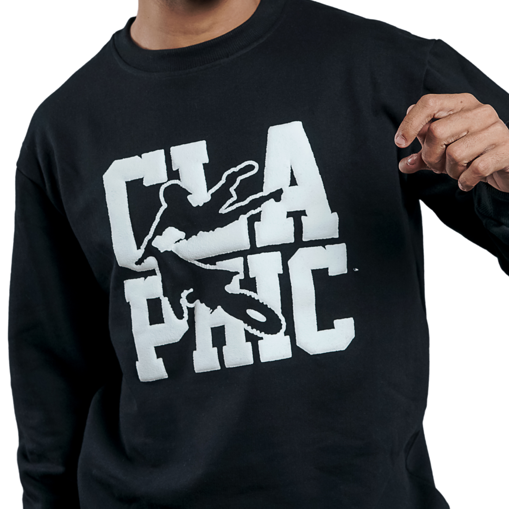 CLAPHIC MXJump Recycled Performance Sweatshirt – 340 GSM Cotton Fleece