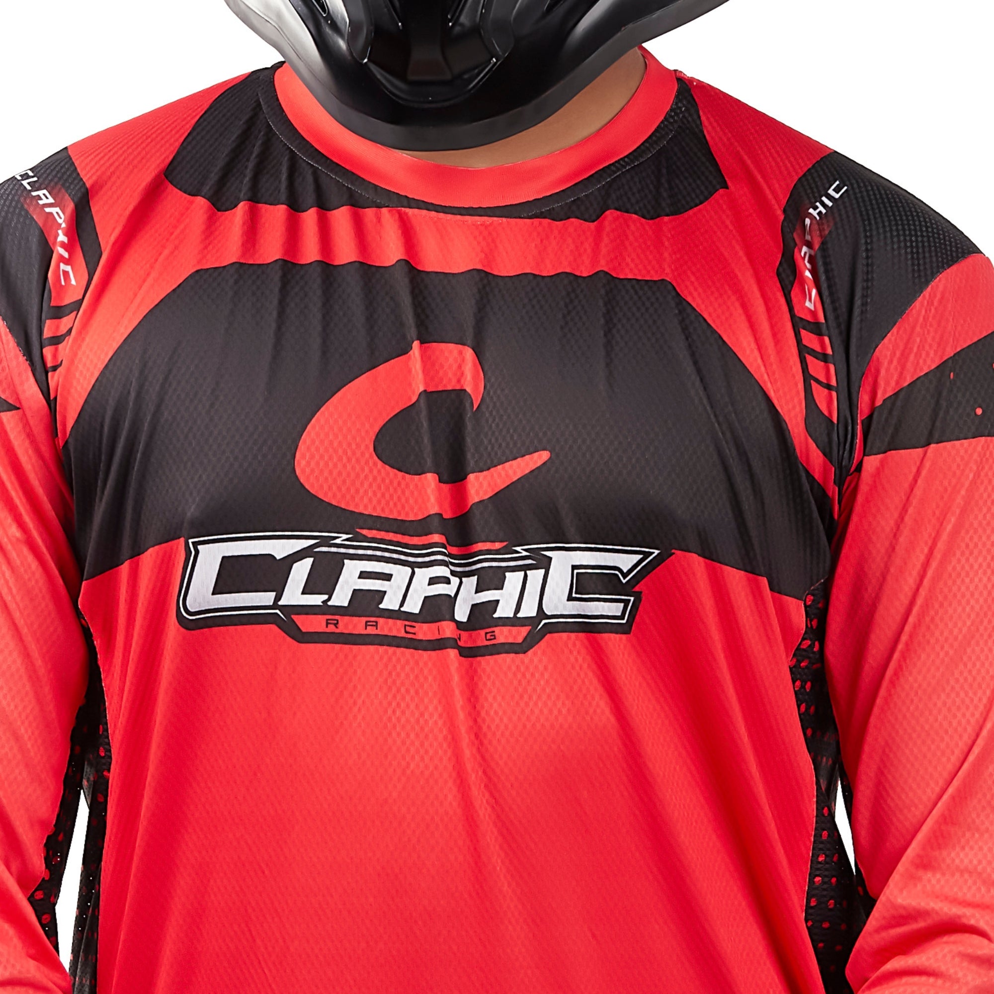 Apex-Vent Pro MX Jersey for Men | Motocross Dirt Bike Riding T-Shirt | Long Sleeve Off-Road Racewear | 4-Way Stretch Polyester Spandex | Sublimation