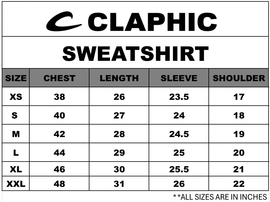 Claphic Premium Cotton Crewneck - Get Down Dirty