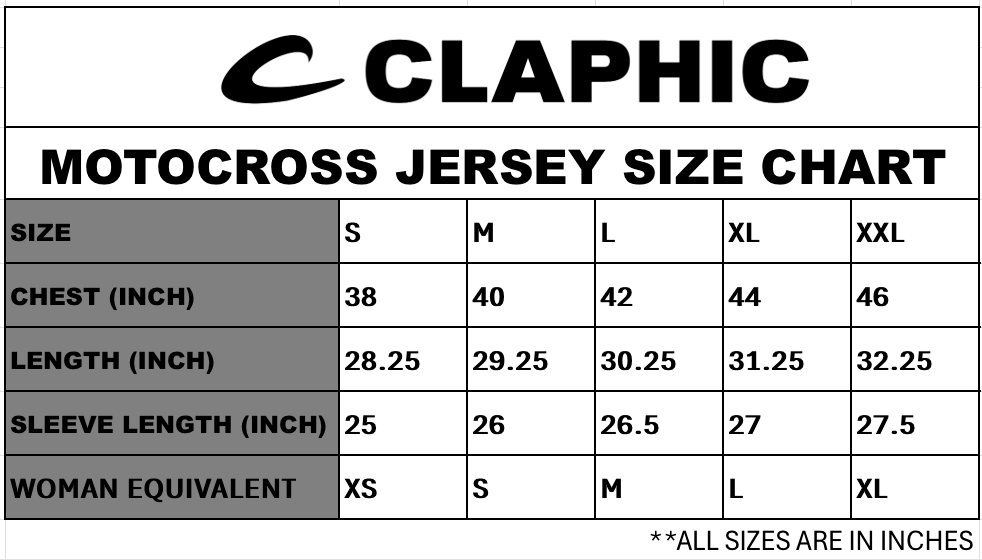 Claphic Midnight Wolves: Unisex Motocross Jersey